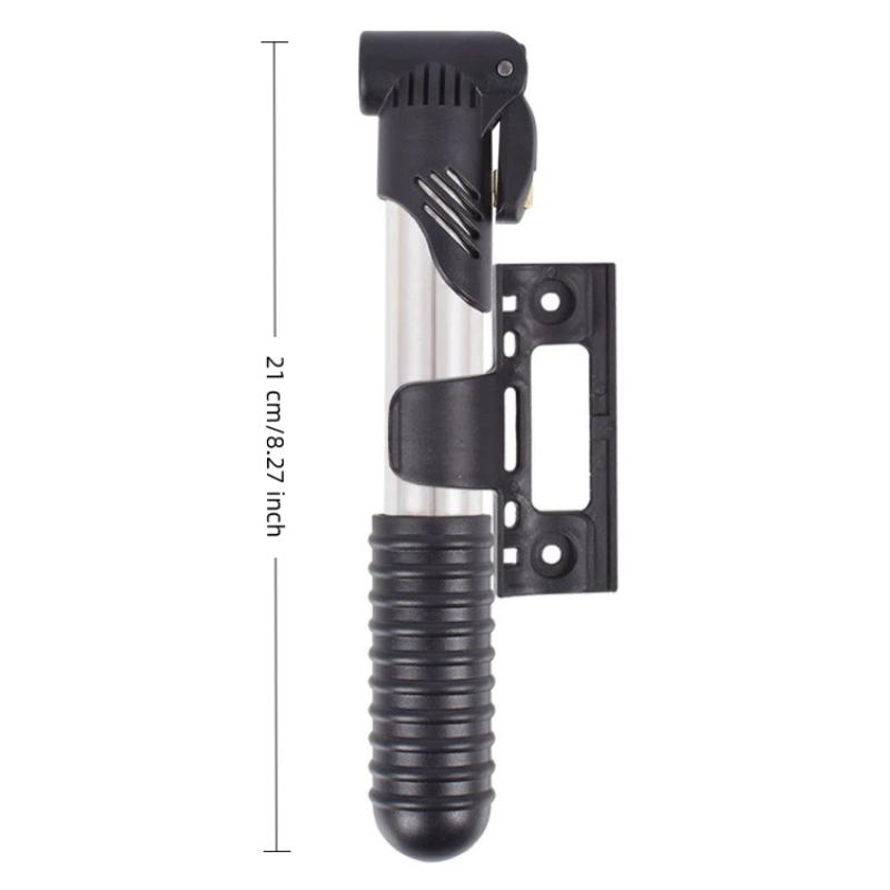 Tragbare Mini-Fahrradpumpe mit Halterung Hand-Fahrrad Mountainbike Luftpumpe Fahrradreifenfüller Fahrradteile
