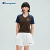 Champion Women's Colorblock V-Neck Polo Shirt