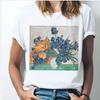 Oil Painting Cat Women's Fashion Personality Spoof Classic Oil Painting T-shirt Women Clothing Tops Harajuku Aesthetic Oversized