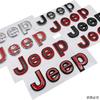 14.3x4cm Car Side Body Badge Trunk Sticker forJEEP Logo Wrangler Grand Cherokee Compass Renegade Patriot Rubicon Liberty JK XJ