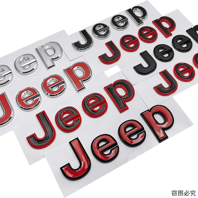 14.3x4cm Car Side Body Badge Trunk Sticker forJEEP Logo Wrangler Grand Cherokee Compass Renegade Patriot Rubicon Liberty JK XJ