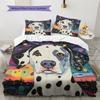Dalmatian Pattern Bedding Home Decoration Birthday Gift (1 * duvet cover + 2 * pillowcase, without core)