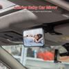 Car Mirrors Baby Safety Mirrors Car Interior Rear View Mirror 360 Degrees Rotatable Makeup Mirrors Shatterproof Adjustable Interior Mirrors6