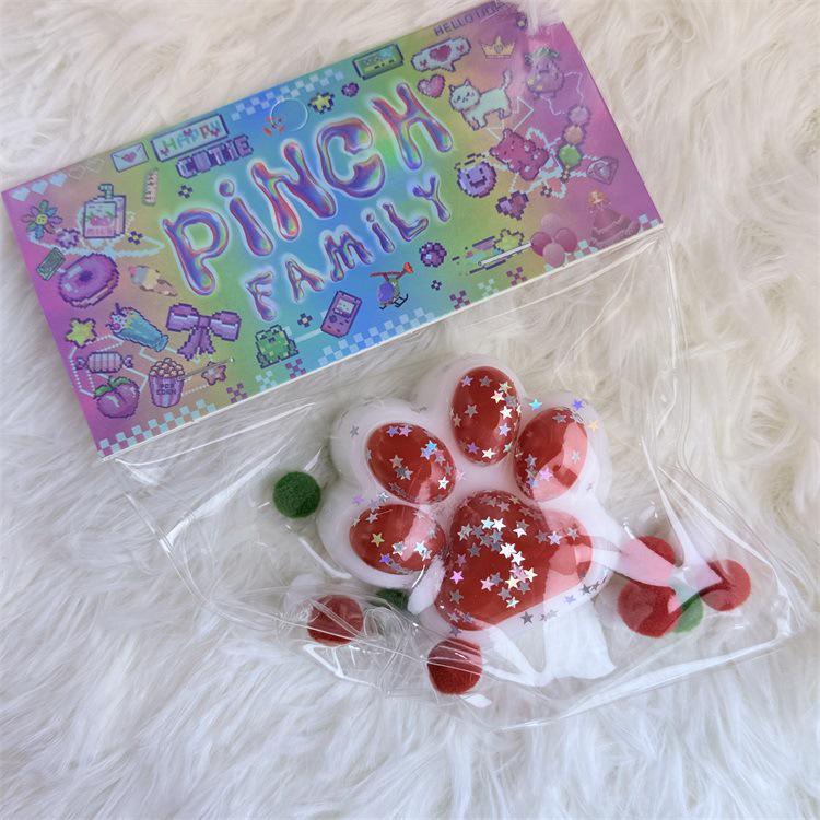 Super Soft Plush Cat Claw Blind Bag: Music Pinch Decompression Toy