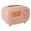 Tissue Box Holder Cute Radio   Wide Opening Anti Slip Feet Plastic Tissue Paper Box for   Bedroom Living Room