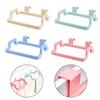 1Pc Creative Plastic Door Back Garbage Bag Rack Kitchen Cabinet Door Rear Cloth Hanger Storage Hook Bracket Simple Kitchenware