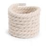 8MM Durable Cotton Shoelaces Replacement Laces for Shoes Round Thick Hemp Rope Shoe Laces Width 8MM Length 120CM Unisex