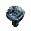 C22 Dual Display Voltage Detection Car Mp3 Bluetooth Player Usb Fast Charging Charger Car Fm Transmitter