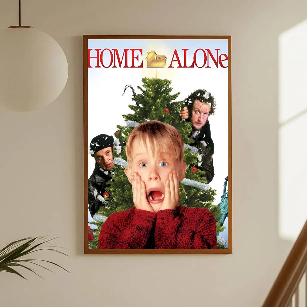 1pc Home Alone Poster Sticker Print Waterproof Wall Art For Living Room Bedroom Home Decor