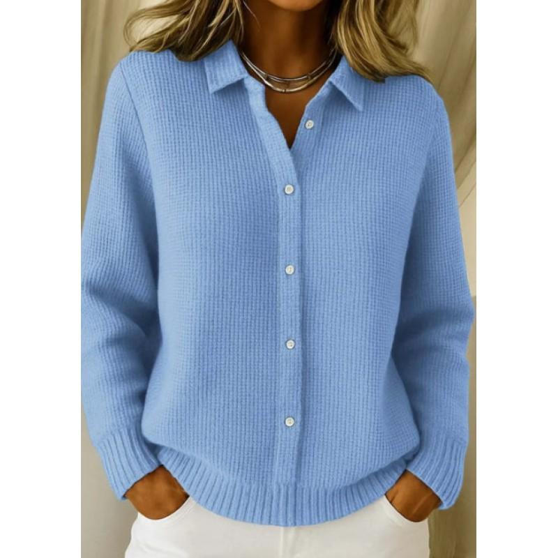 Womens Oversized V-Neck Knit Cardigan Sweater Soft Casual Long Sleeve Loose Fit Wear