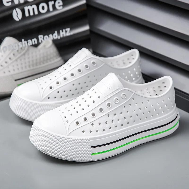 Fashion EVA Sandals Women Summer Comfort Non Slip Height Increase Beach Shoes Women Casual Women Slip on Platform Wading Shoes