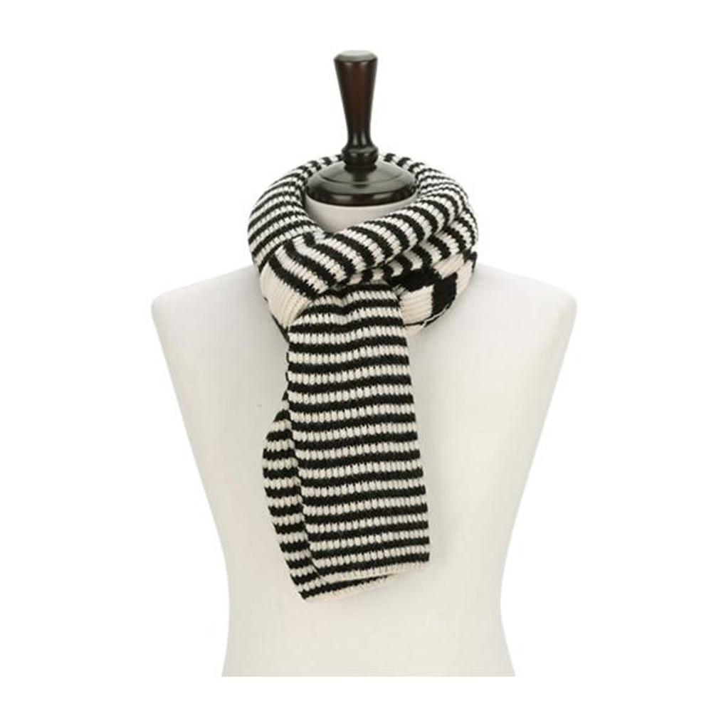 Elkate Women's Muffler Neck Warmer Fall/Winter Couple Striped Scarf LNM221