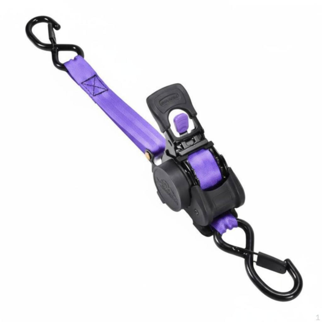 Self-Retracting Cargo Strap Quick Release Button for Car