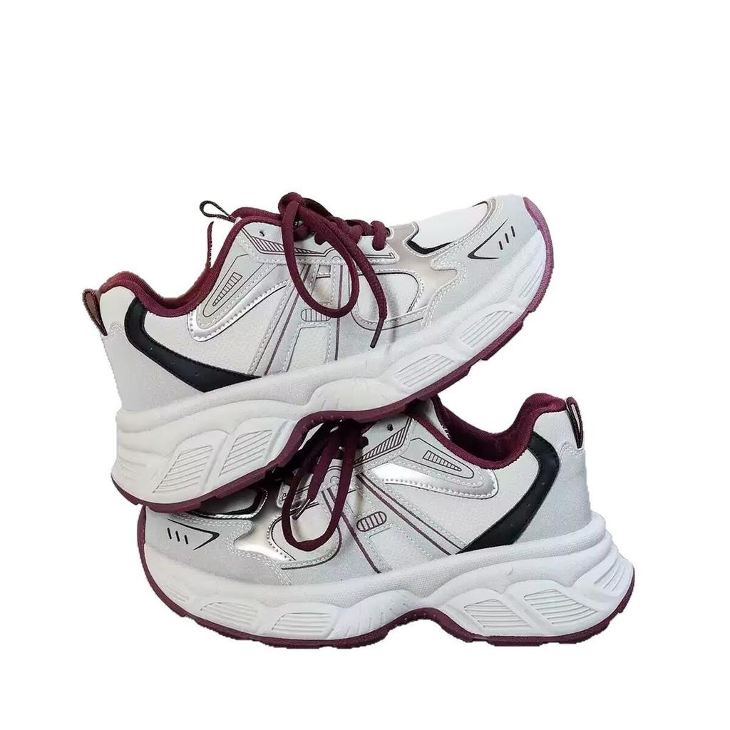 Design Sense Thick Sole Heightening Versatile Dad Shoes Ins Women's 2025 Spring New Retro Mesh Shoes Women's Sports Shoes