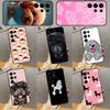 Poodle Dog Phone Case For Samsung Galaxy S25 Ultra S23 S22 S21 Ultra S9 S10 S20 Plus S24 FE Funda Cover
