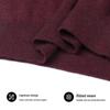 SNOWFLYING Men's V-Neck 100% Wool Pullover Sweater
