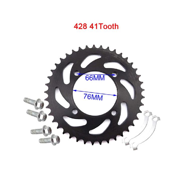 STONEDER Rear Sprocket 420 428 35T 37T 39T 41T 43T For SDG Hub Wheel Pit Dirt Bikes Motorcycle