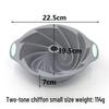High-Temperature Resistant Silicone Cake Mold – Easy Release for Chiffon, Toast, Cookie, and Muffin Baking