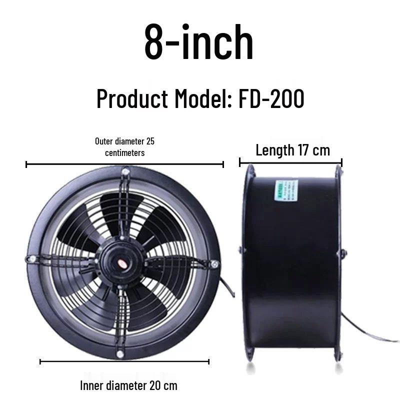 220V Variable Speed Floor-Mounted Industrial Axial Exhaust Fan