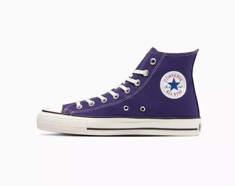 Converse Canvas All Star J HI Purple Made In Japan 31312190 Men's Size