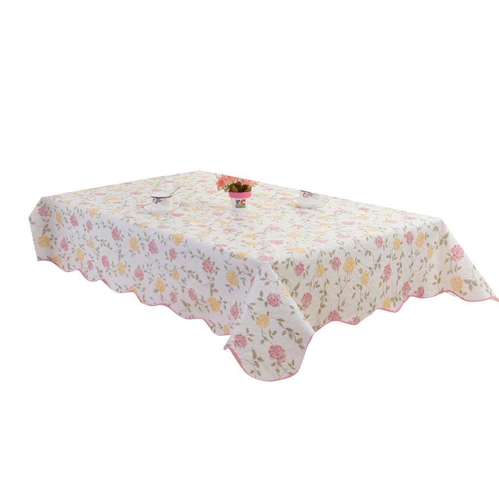 Table Cover Cloth Party Tablecloth Rectangle Waterproof Oil-proof Covers Cloths
