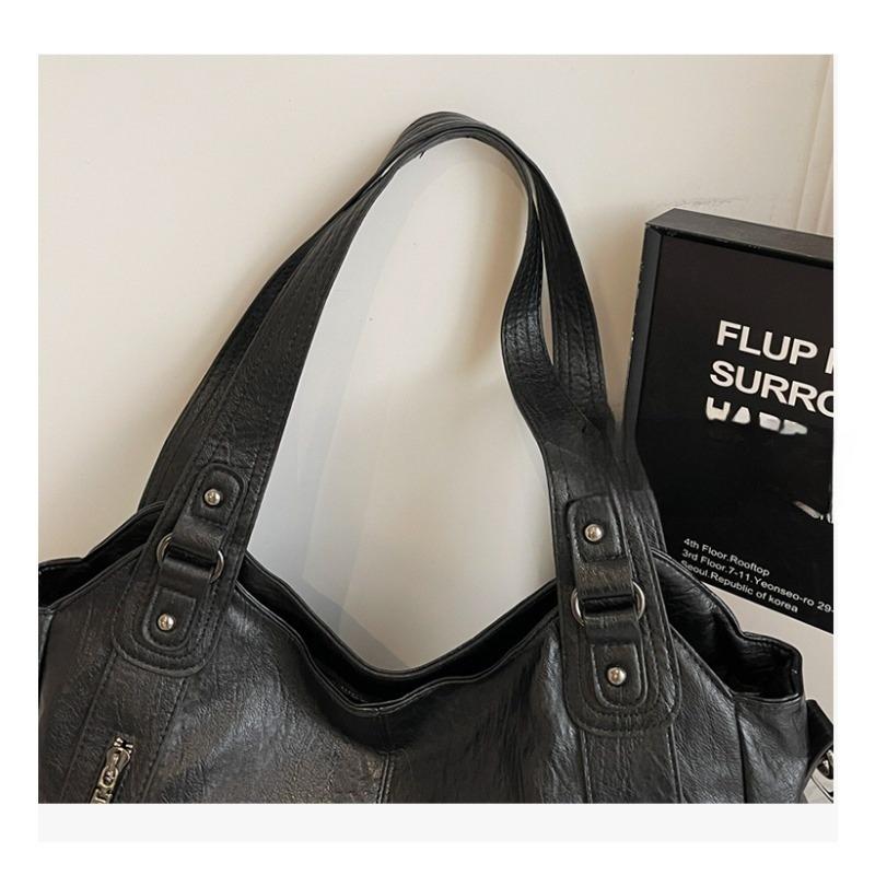 Winter Female Handbag Large Capacity Shoulder Bags Big Tote Bag Ladies Soft Leather Hobos Messenger Bags Women Shopper Bag