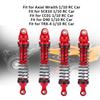4pcs Aluminium Alloy Red RC   A essory Fit for SCX10 D90 1/10 RC Crawler Car