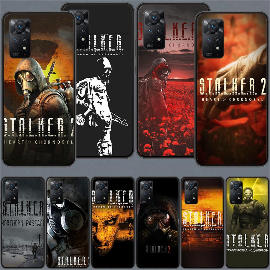 Game Stalker Phone Case For Redmi Note 13 14 15 Pro Plus 12 13C 12C 15C 9 10 10C 9T 9C 9A TPU Soft Cover Clear Cell Cases Shockp
