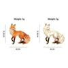 Cartoon-Fuchs-Anstecker Emaille Niedlicher Fuchs Tier Metall-Anstecker Für Kleidung Rucksack Revers-Abzeichen Brosche Geschenke für Freunde