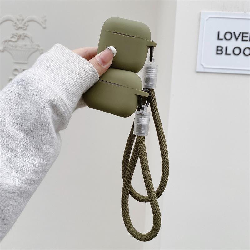 Hand Rope for Apple AirPods 1 Generation Bluetooth Headset Protective Case Pro1 Headphone Case 1st Generation Silicone Soft Case