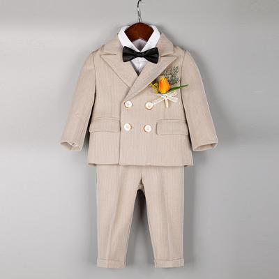 Boys Suit Children Photography Dress Kids Stage Performance Formal Blazer Suit Baby Birthday Ceremony Costume