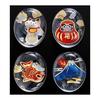 ADERIA Chopstick Rests, MedetaMono 4-Piece Set, Approx. 5.6 X 4.4 X 1.3 Cm, Made In Japan, Gift Boxed, Birthday Gift, Lucky Cat, Red Daruma, Lucky