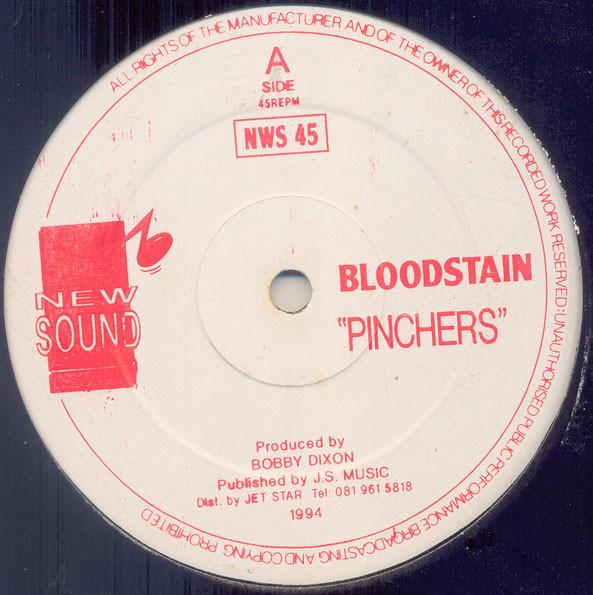 

12inch Record PINCHERS - Bloodstain NWS45 New Sound 1994 UK Reggae, Ska & Dub Used