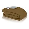 Plush Reversible Microfiber Comforter Single Bed| 220 GSM Single Bed, Quilt, Duvet, 110 GSM ASH Grey +Tapenade