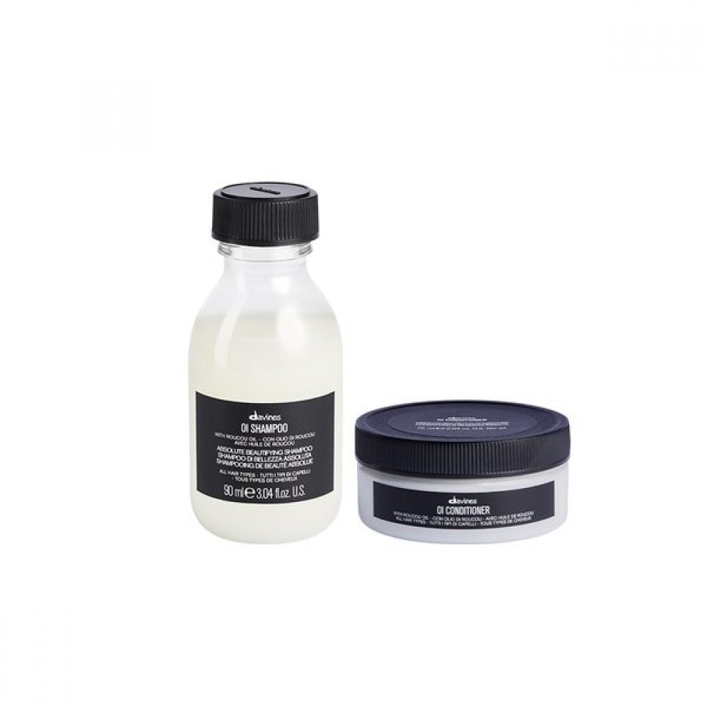 Davines Oi Shampoo 90ml + Conditioner 75ml Set Single option