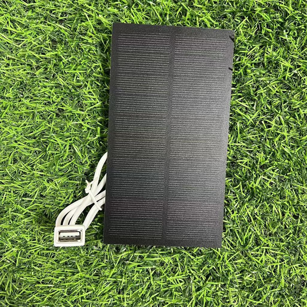 Portable Solar Charger with USB for Outdoor Emergency Phone Charging