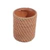 Simple Rattan Pen Holder Stationery Storage Tableware Holder Vine Pen Holder  Desk Organizer