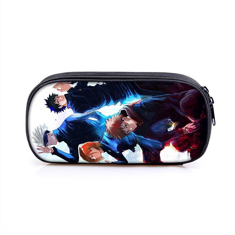 Jujutsu Kaisen Pencil Box With Large Capacity For Students And Makeup Essentials