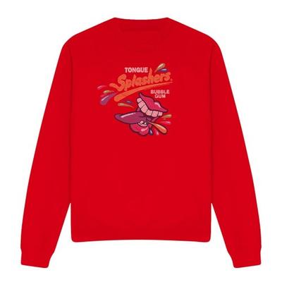 Dubble Bubble Unisex Adult Distressed Logo Sweatshirt