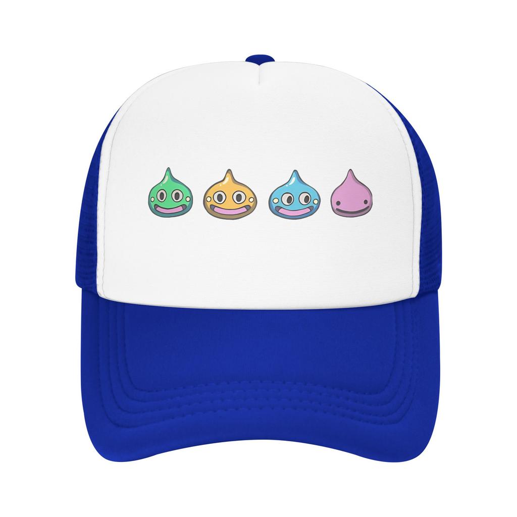 Dragon Quest slime Foam Trucker Hat Unisex Cooling Breathable Mesh Golf Cap Hat Sturdy Sun Hat Adjustbale