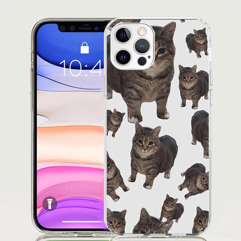 

Crying Cat Memes Phone Case For iPhone 17 Air 16 15 Plus 11 14 Pro Max 13 Mini 12 7 8 + SE Pattern Art Customized Cover 17 Air 1 iPhone 16