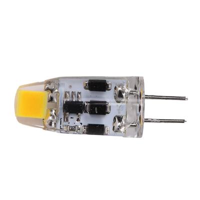 G4-Glühbirne, 2 W, 200 lm, 360 Grad dimmbar, Silikon-BiPin-LED-Glühbirne für das Home Office, AC DC 1224 V(Natürliches Licht