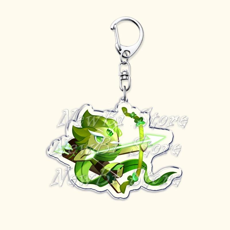

Hot Game Cookie Chibis Keychains for Accessories Bag Shadow Milk Pure Vanilla Mystic Flour Candy Apple Keyrings Jewelry Gifts