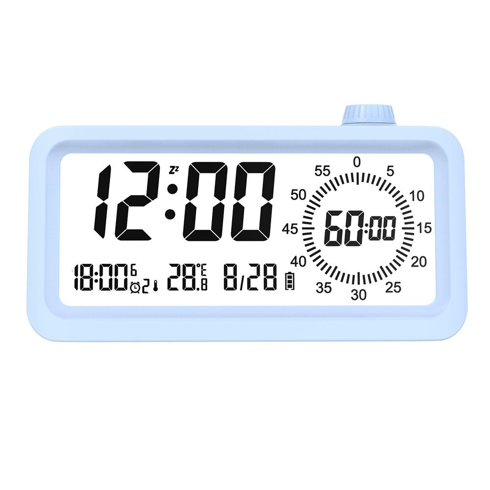Quiet Activities Time Management Alarm Clock Multiple Alarms Clear Display Energy Efficient Design LCD Screen Time Management