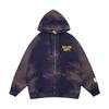 24S  Trendy Brand GALLERY DEPT Washed Tie-dye Hooded Sweater Men's and Women's High Street Hoodie Jacket