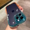 Custodia per telefono paraurti in silicone trasparente glitter per Iphone 14 13 12 11 Pro Max 14 Plus 11 14 Pro Max Cover morbida trasparente antiurto