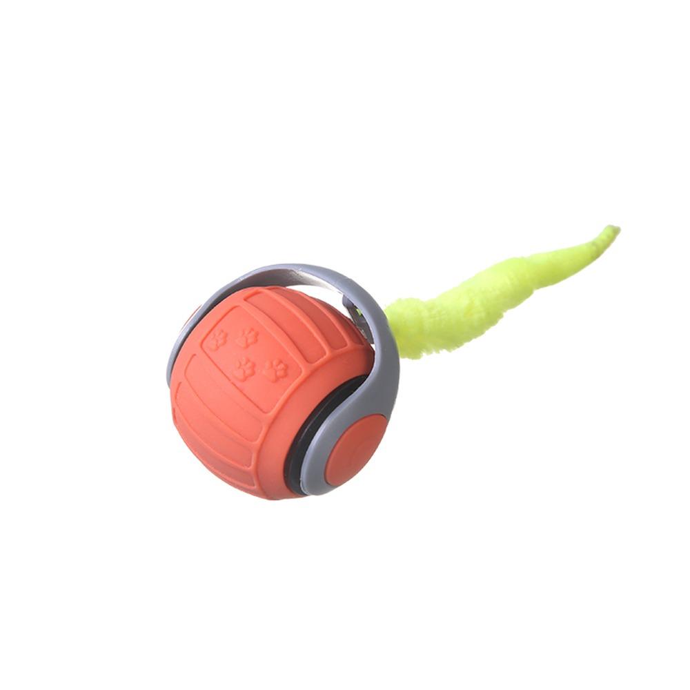 

Rechargeable Cat Toys Rolling Ball Fast Rolling Electric Cat Ball Toy for Pet Supplies помаранчевий