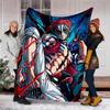 1pc Akaza (4) Theme Blanket - Digital Print, Polyester, Cozy for All Seasons, Perfect for Outdoor, and Travel