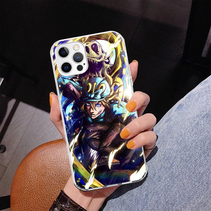 JoJo Adventure Dio Diego Brando Pouzdro na telefon Pro iPhone 17 Air 16 Pro Max 16E 15 + 14 Plus 11 12 13 Mini 7 8 SE Dárek Potisk Kryt F