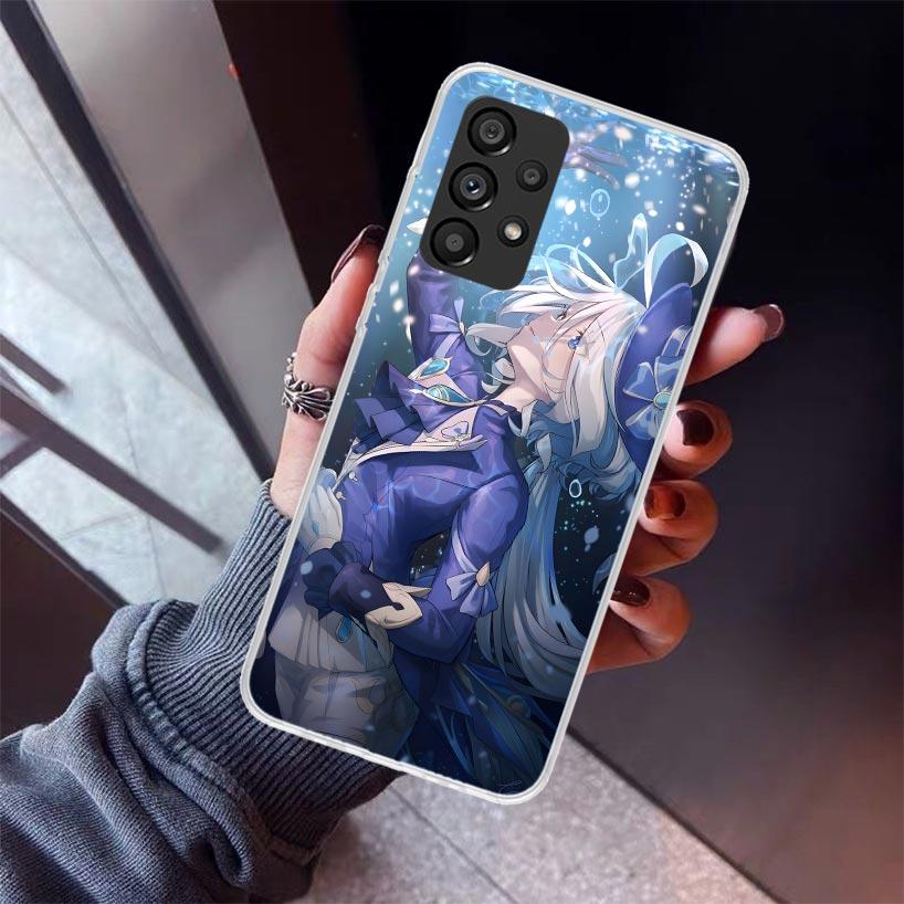 

Genshin Impact Furina Phone Case For Samsung Galaxy A12 A52S A42 A32 A22 A51 A50 Note 20 Ultra 10 S10 Plus A71 A70 A31 A30 A10S Samsung A31